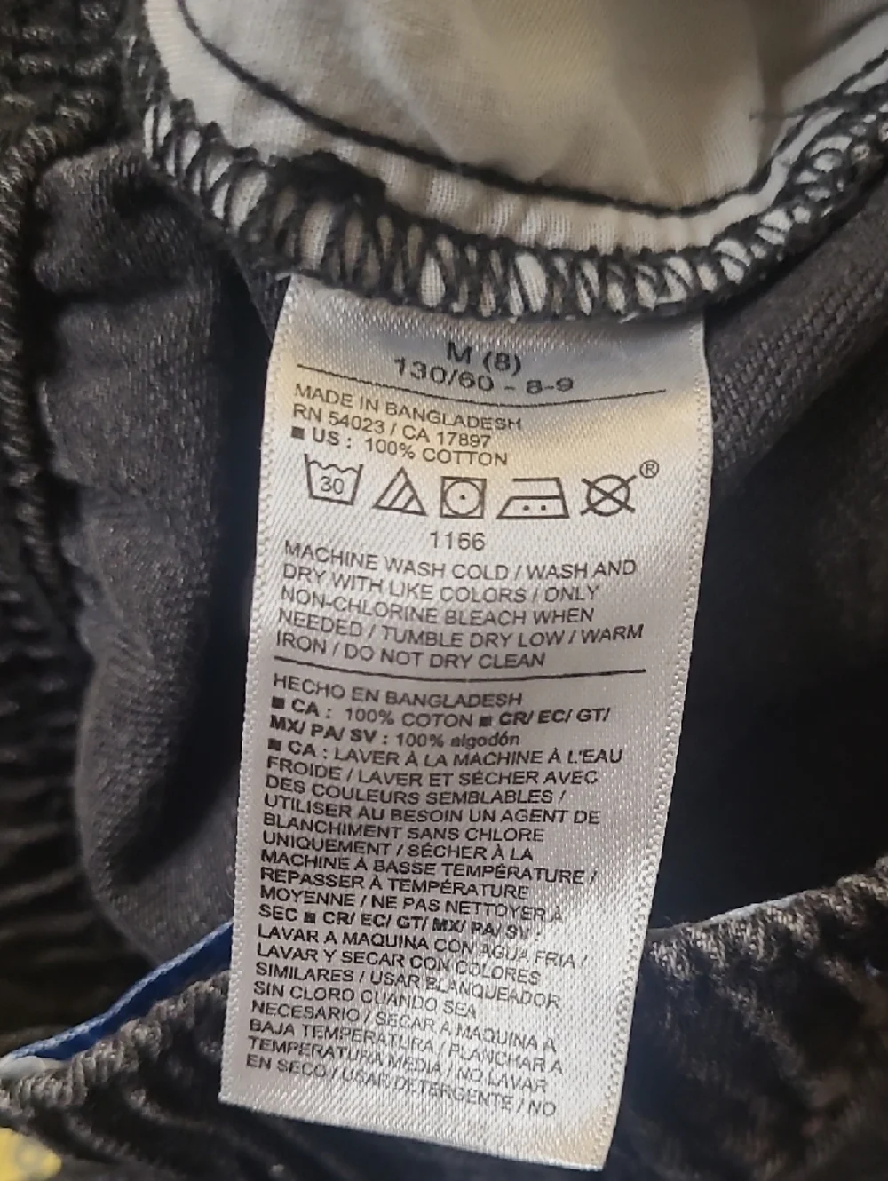 Old Navy Kids Blue Denim‎ & Black Cargo Jeans - Twin Pack